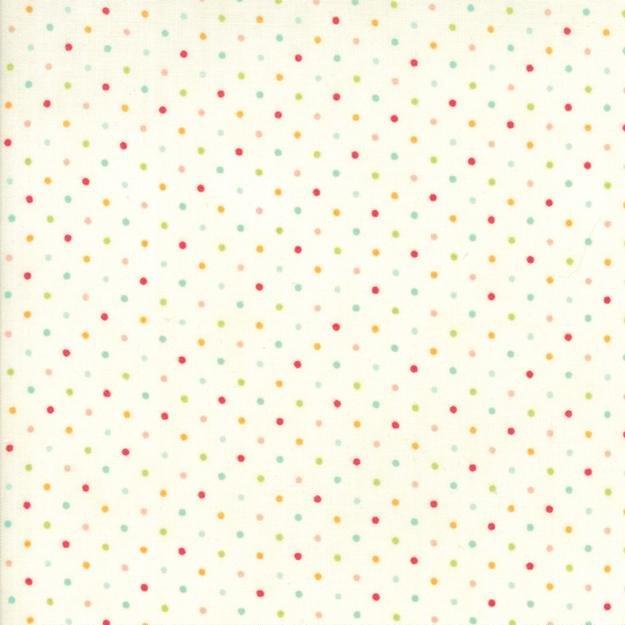 Essential Dots - White Multi 8654-134