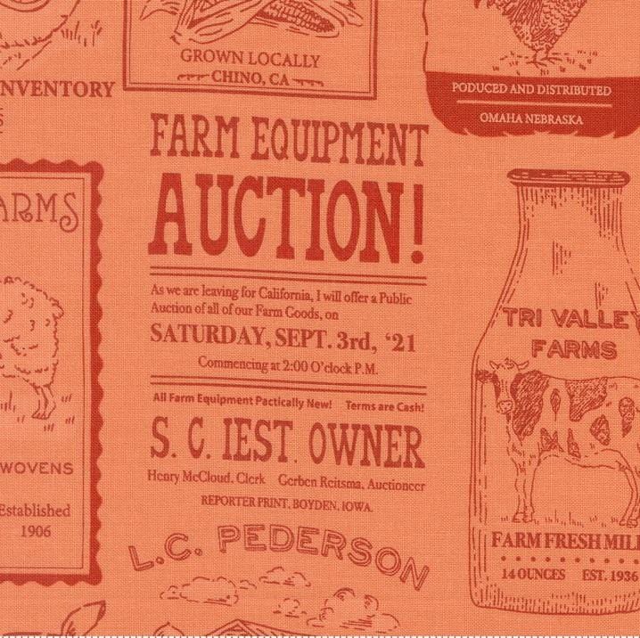 Farmstead -  Vintage Farm Advertisements Coral 20902-21