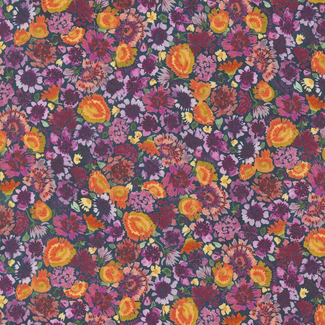 Floribunda - Autumn Small Floral Midnight 39809-12