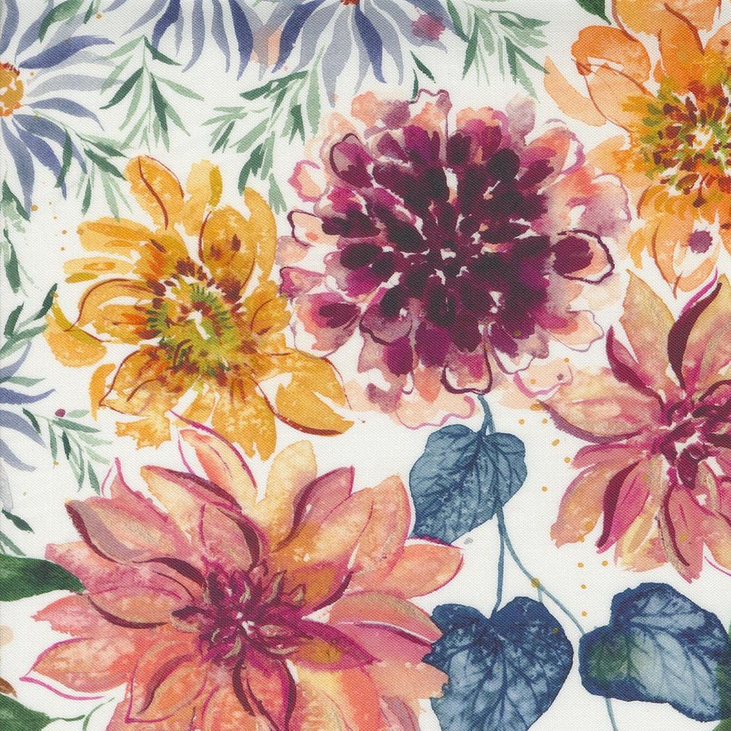 Floribunda - Retro Large Floral Cloud 39800-11