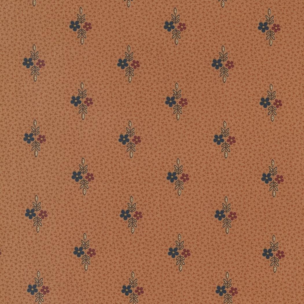 Fluttering Leaves - Daisy Duo Dots Orange 9733-17