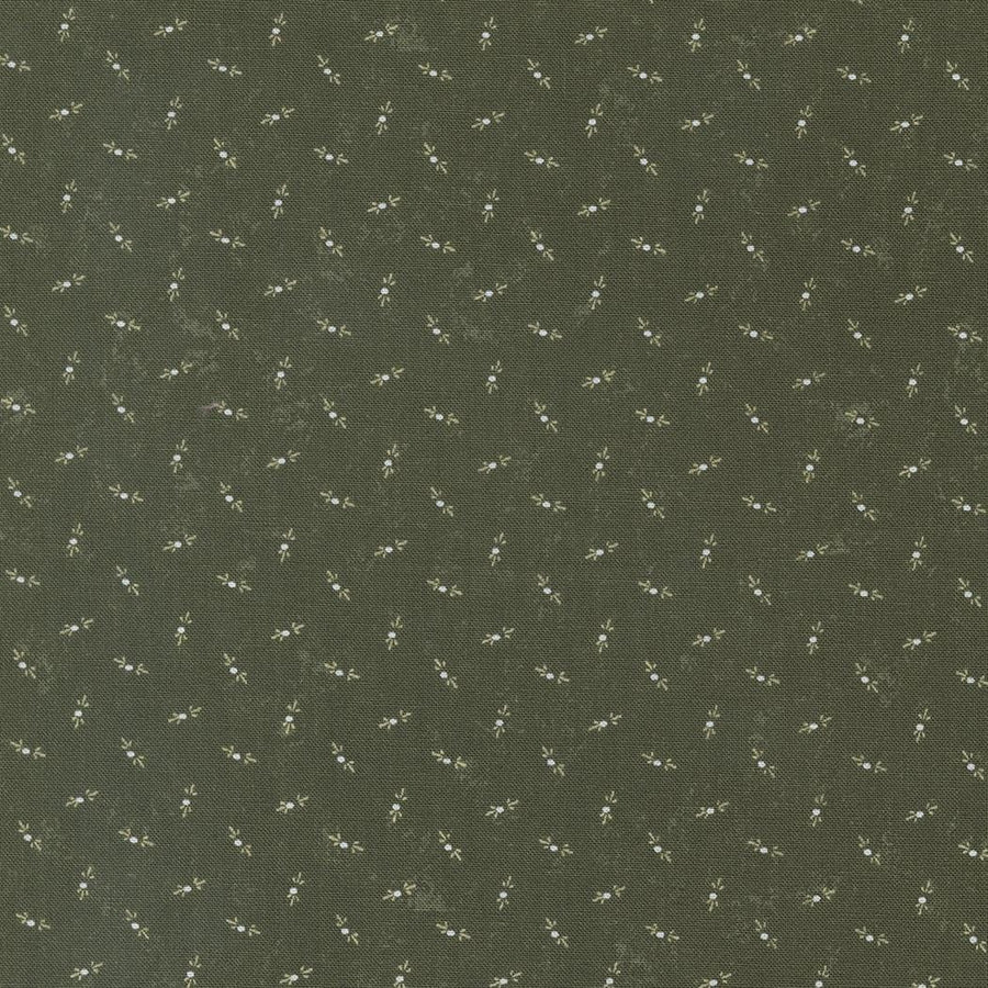 Fluttering Leaves - Fancy Dots Green 9738-15