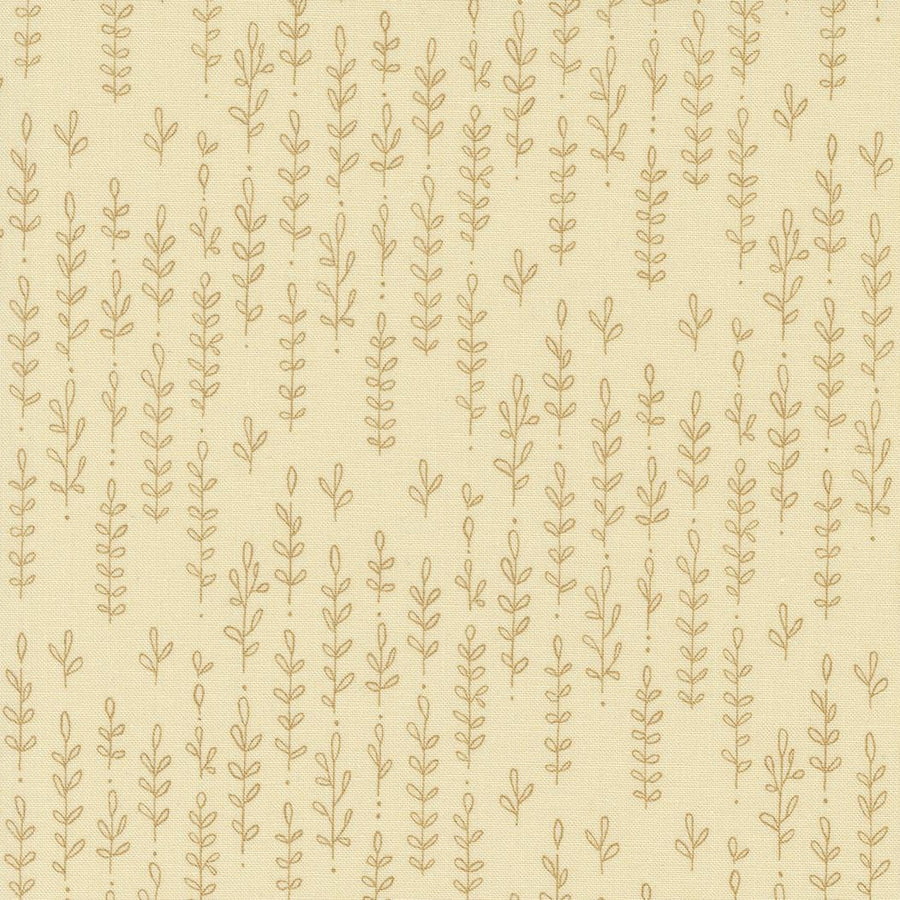 Forest Frolic - Leafy Stripes Cream 48745-12