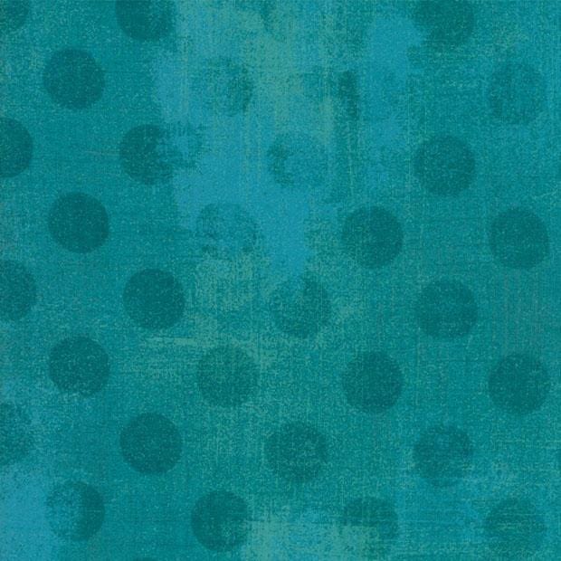 Grunge Hits the Spot - Dots Turquoise Ocean 30149-31