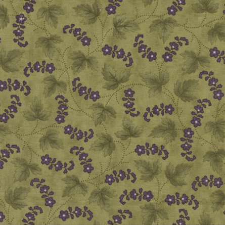 Iris Ivy - Ivy Covered Florals Olive 2252-13