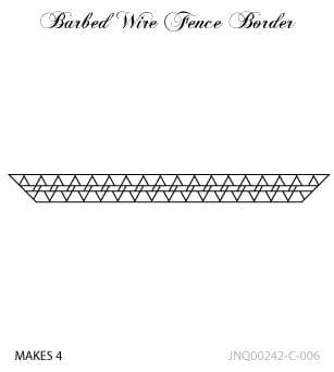 Judy Niemeyer Quiltworx - Barbed Wire Fence Border JNQ00242C006