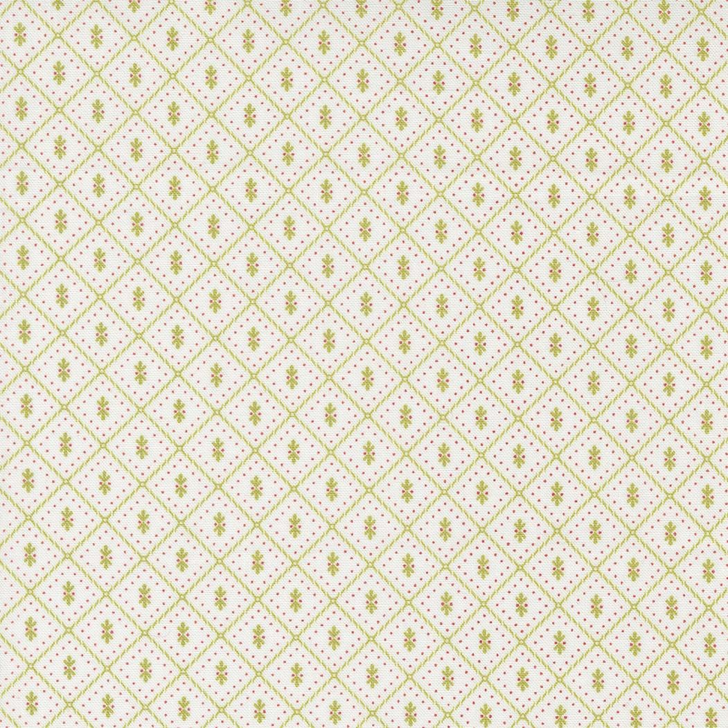 Linen Cupboard - Check Dots Green 20485-11