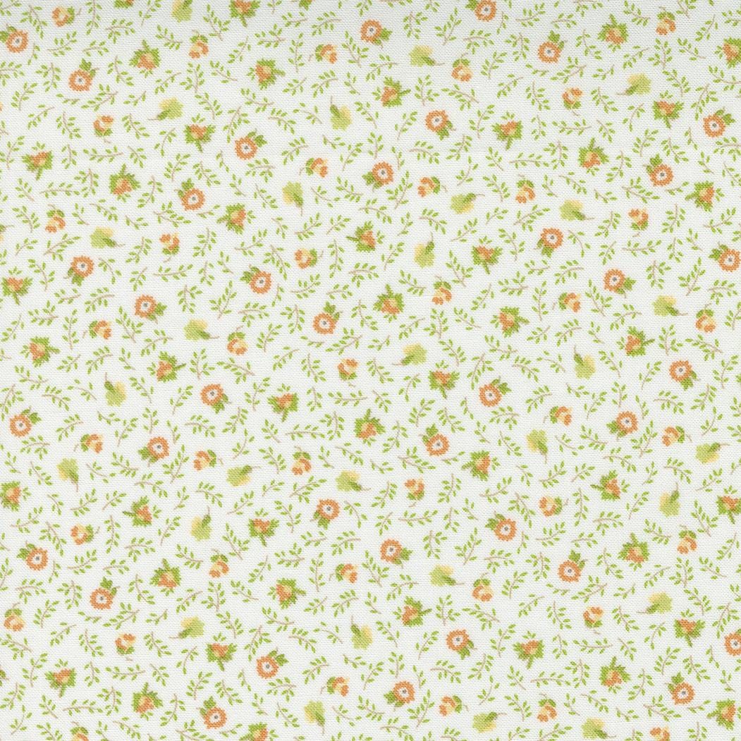Linen Cupboard - Ditsy Florals Orange Green 20482-21