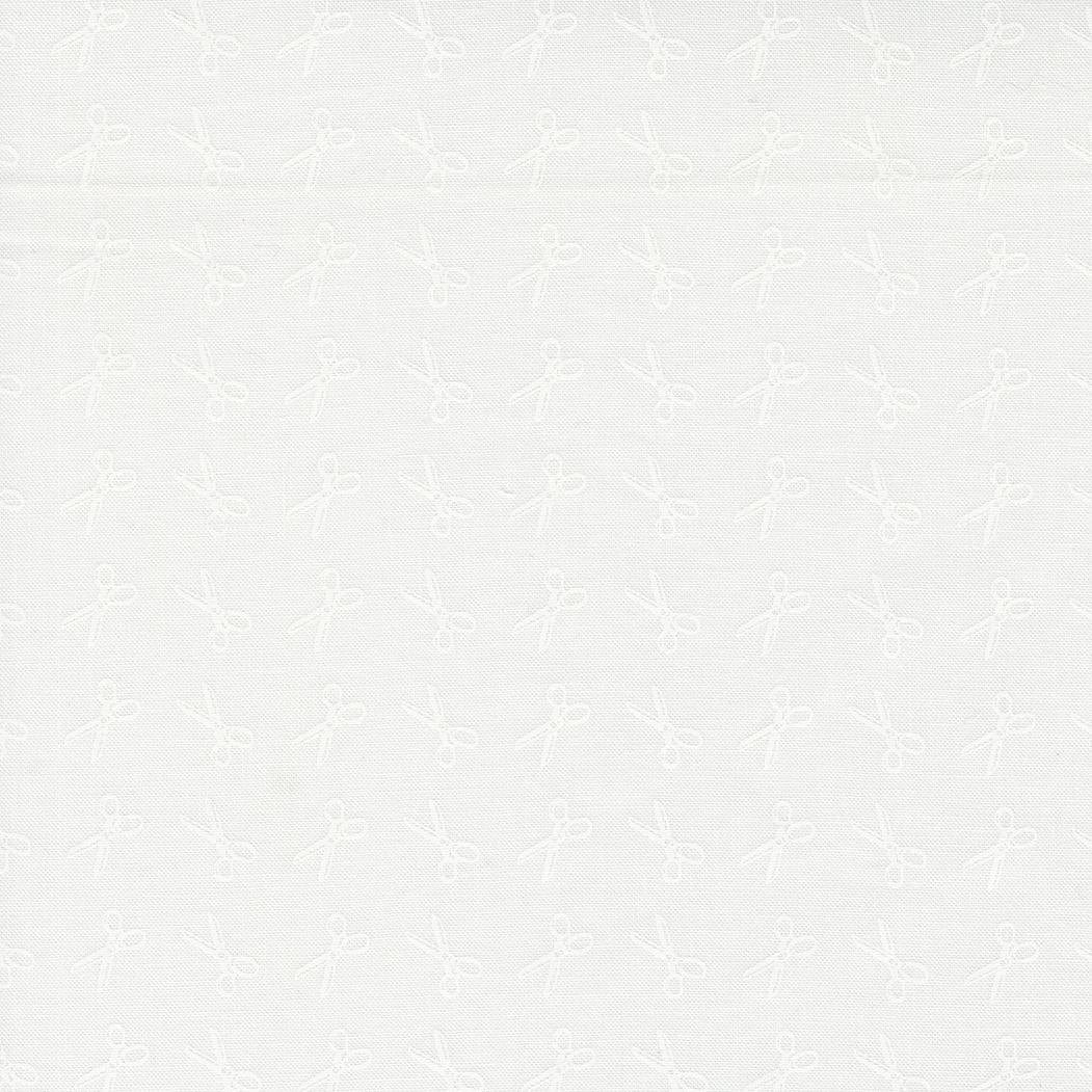 Linen Cupboard - Scissors White on White 20483-22