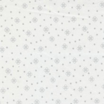 Mixed Bag of Bonbons - White Grey Floral 18254-11