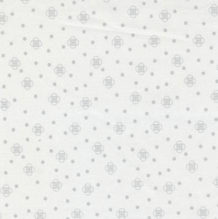 Mixed Bag of Bonbons - White Grey Floral 18254-11