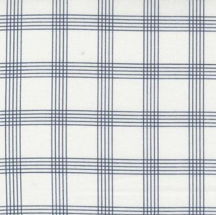 Nantucket Summer - Plaid Cream Navy 55262-11