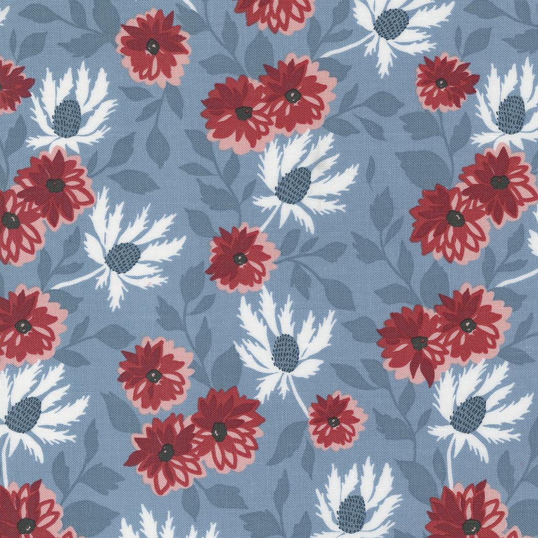 Old Glory - Liberty Bouquet Floral Sky 5200-13