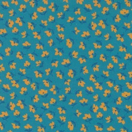 Paisley Rose - Small Floral Turquoise 11885-12