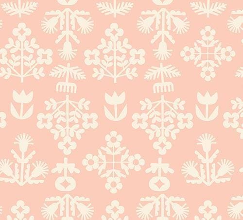 Paper Cut 2 - Peach Puff Florals RS1112-13