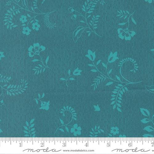 Parlor - Boho Flowers Peacock Teal 11967-16