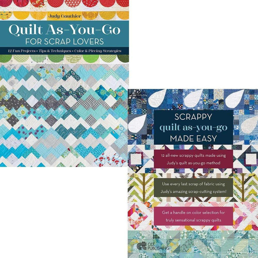 Quilt As You Go for Scrap Lovers by Judy Gauthier 11508