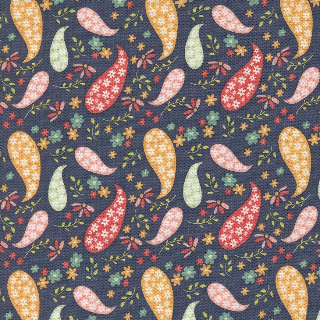Raspberry Summer - Paisley Paisley Blueberry 37691-20