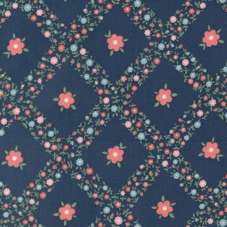 Rosemary Cottage - Trellis Navy 55311-14