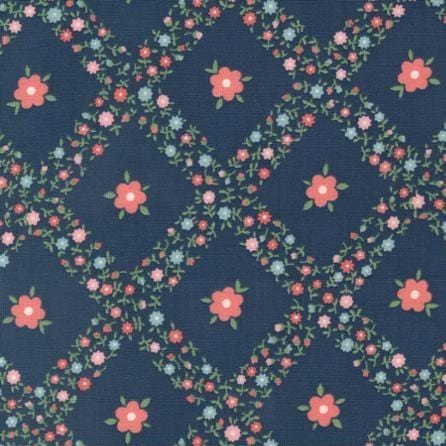 Rosemary Cottage - Trellis Navy 55311-14