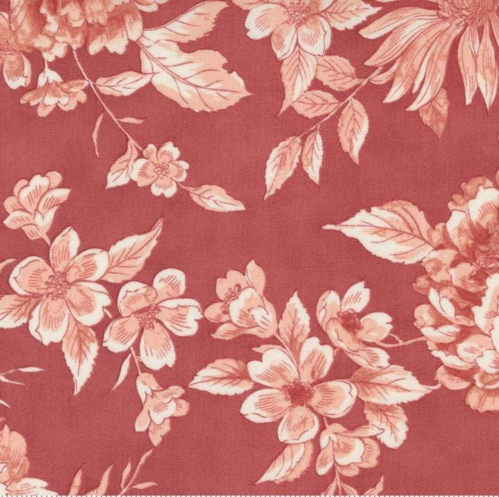 Sandalwood - Camellia Florals Rosewood 44381-17