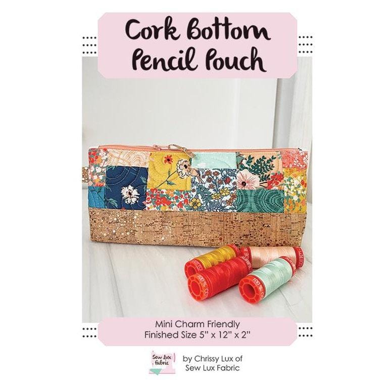 Sew Lux Fabric - Cork Bottom Pencil Pouch SLF-2108
