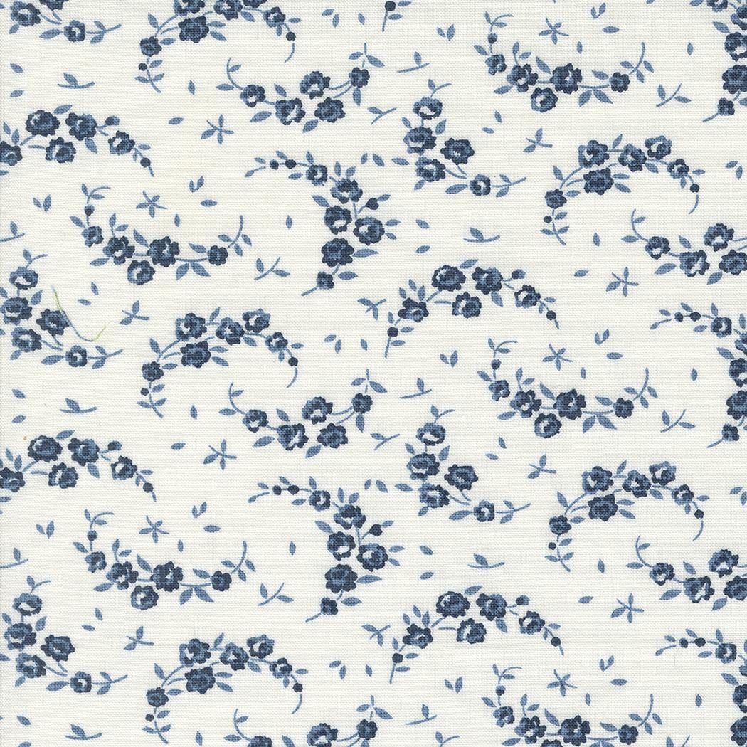 Shoreline - Summer Floral Cream Navy 55308-24