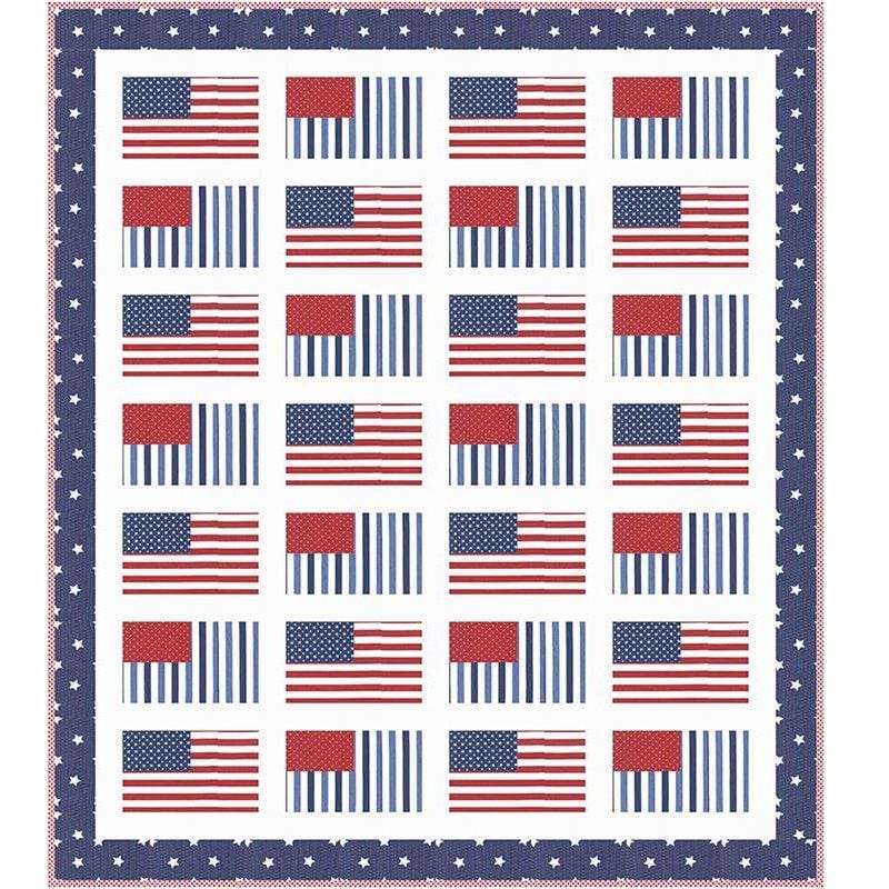 Star Spangled - American Made Quilt Pattern PGP-200