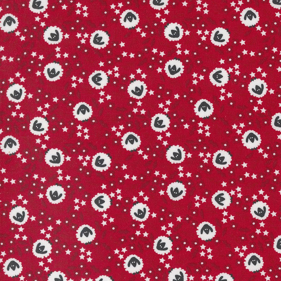 Starberry - Floral Sheep Red 29183-22