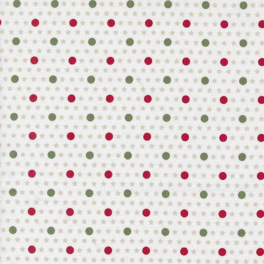 Starberry - Polka Star Dots Off White 29186-11