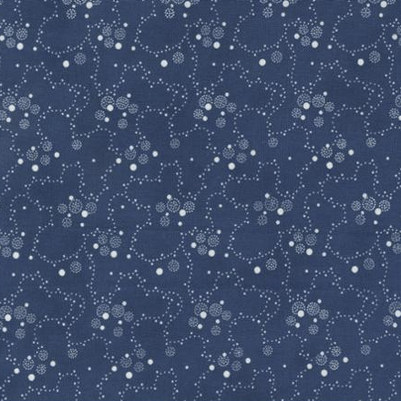 Sunrise Side - Meandering Dots Navy 14963-18
