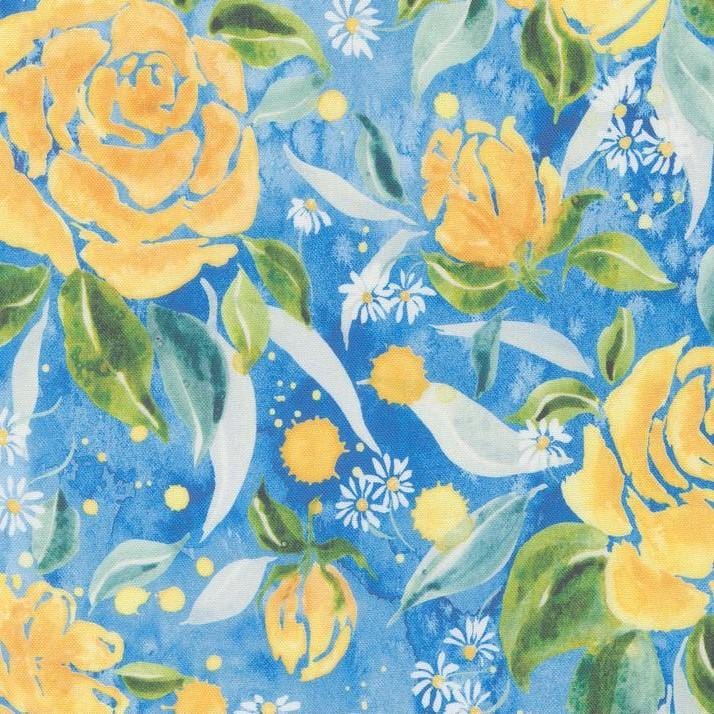 Sunshine & Blue Skies - Rose upon Rows Bluebell 39832-14