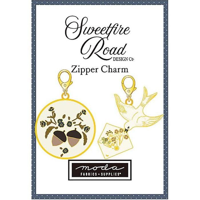 Sweetfire Road - Dove & Acorn Zipper Pulls SFR157