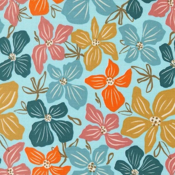 Things Above - Block Florals Waterfall 45610-24