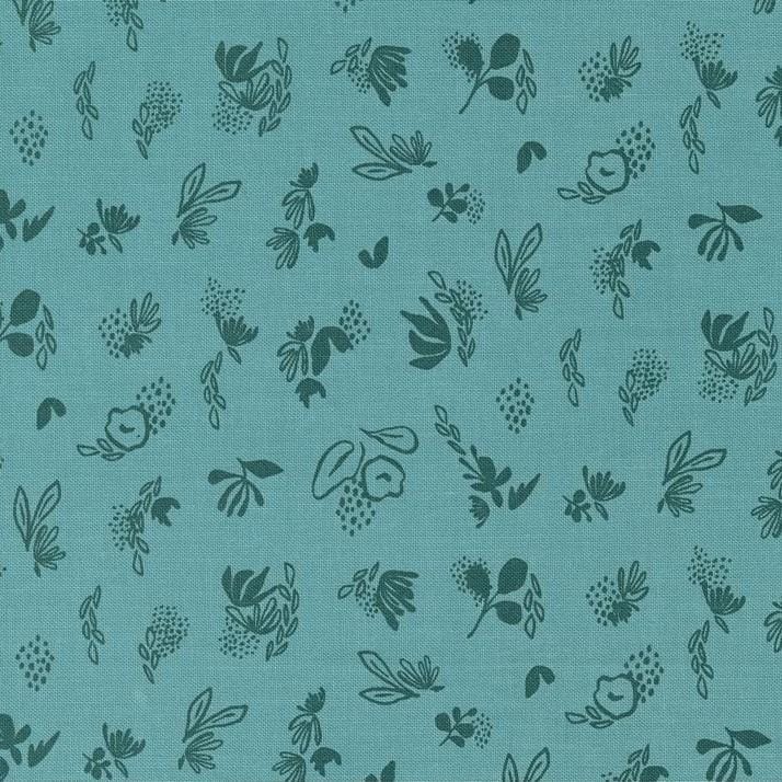 Things Above - Floral Sprinkles Teal 45616-25