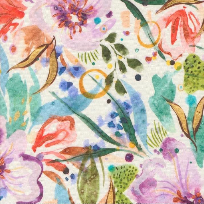 Wanderlust - Alpine Floret Florals Cloud 39840-11