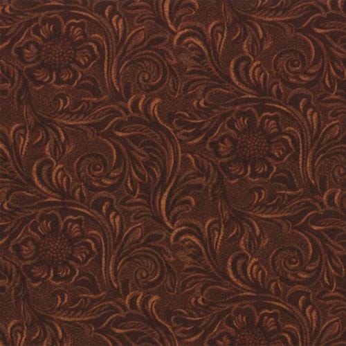 Western Basics - Tooled Leather Brown MDA11216-15