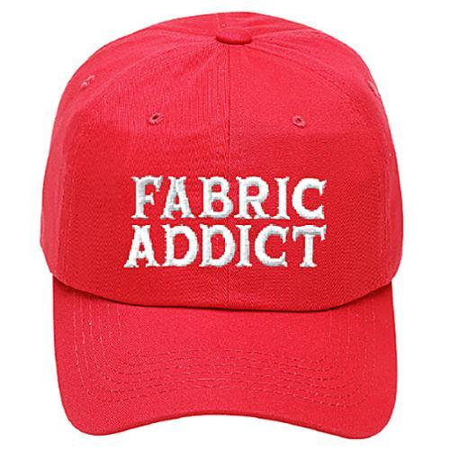 Wholesale Boutique - Cap Red Fabric Addict M190VLRED