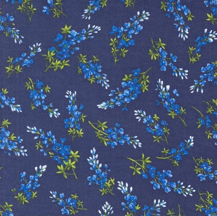 Wildflowers 2024 - Bluebonnet Toss Indigo 33775-12