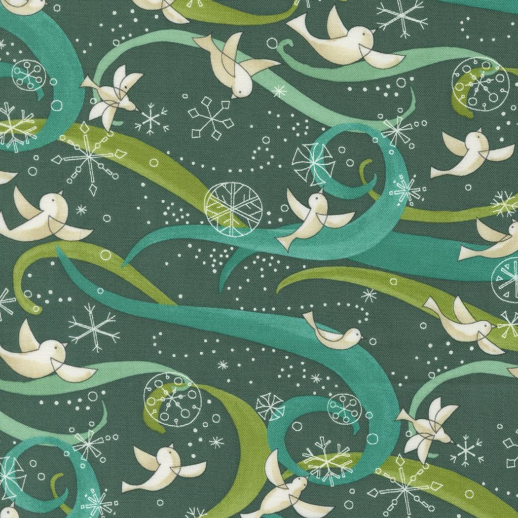 Winterly - Birds With Ribbons Spruce 48761-18