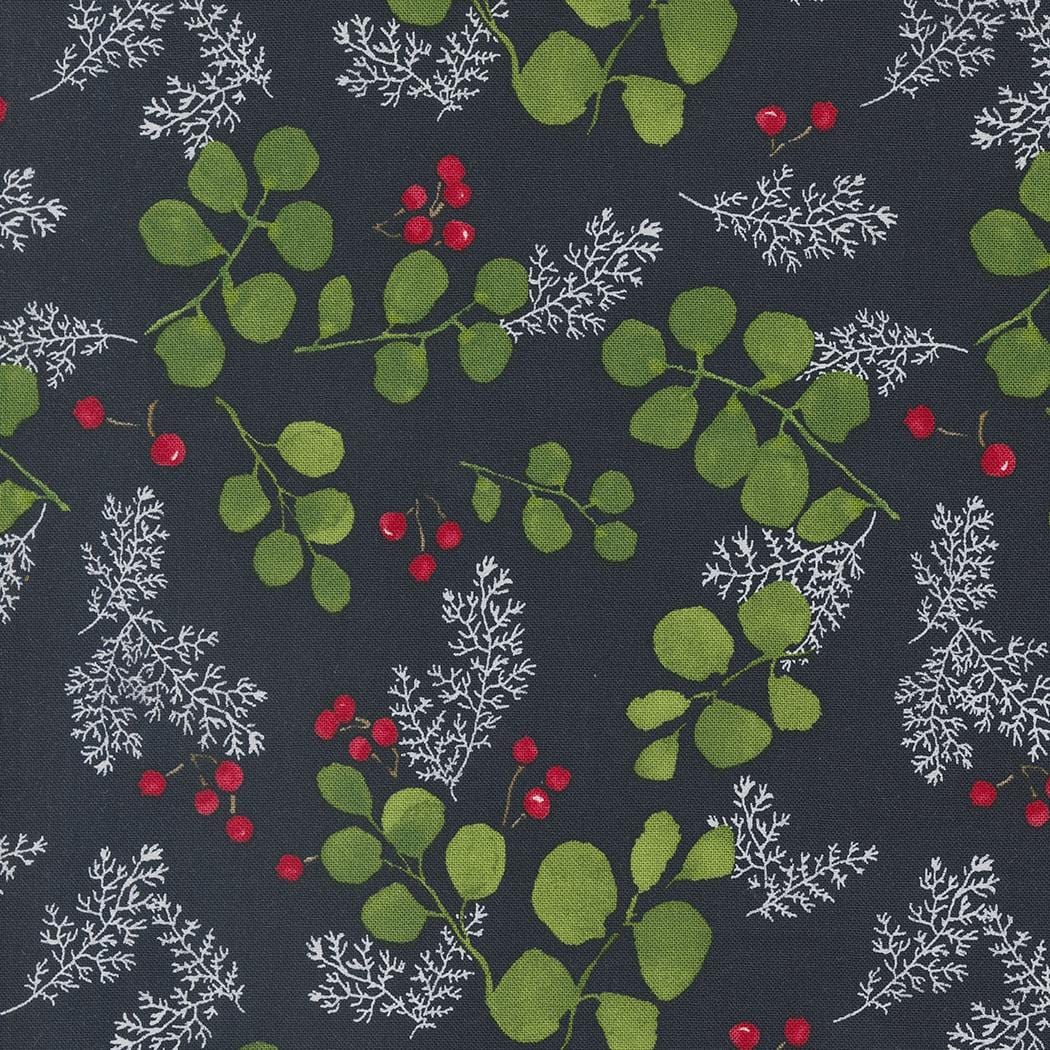 Winterly - Greenery and Berries Soft Black 48764-19