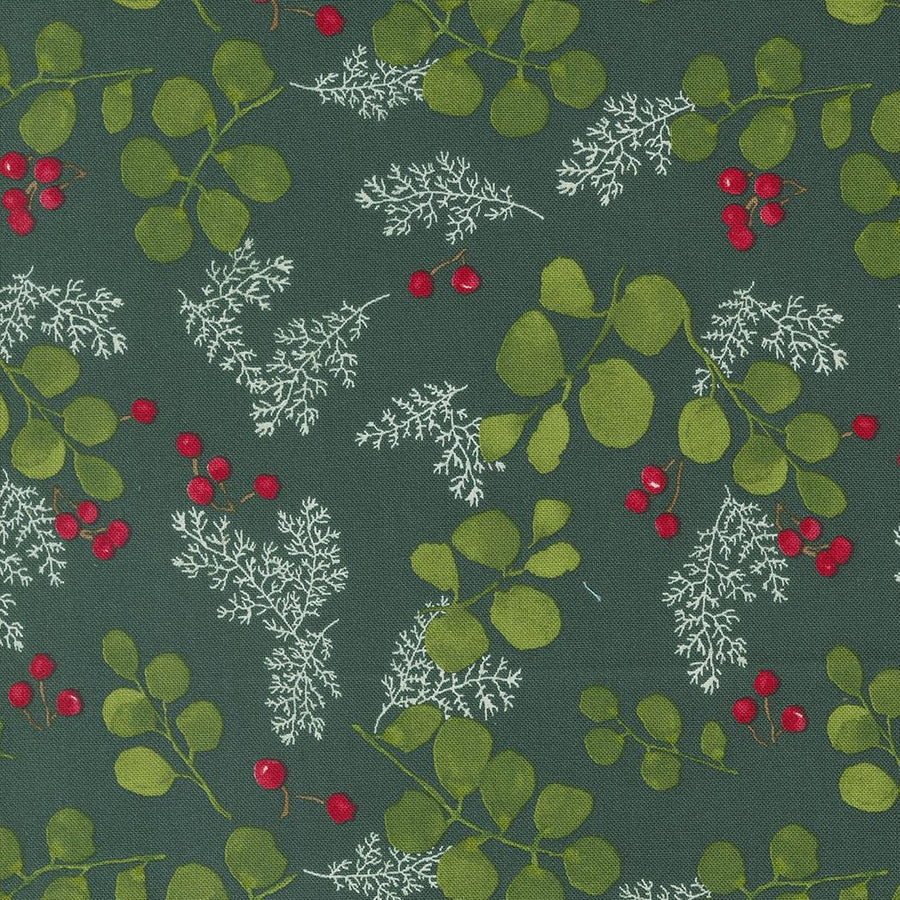 Winterly - Greenery and Berries Spruce 48764-18