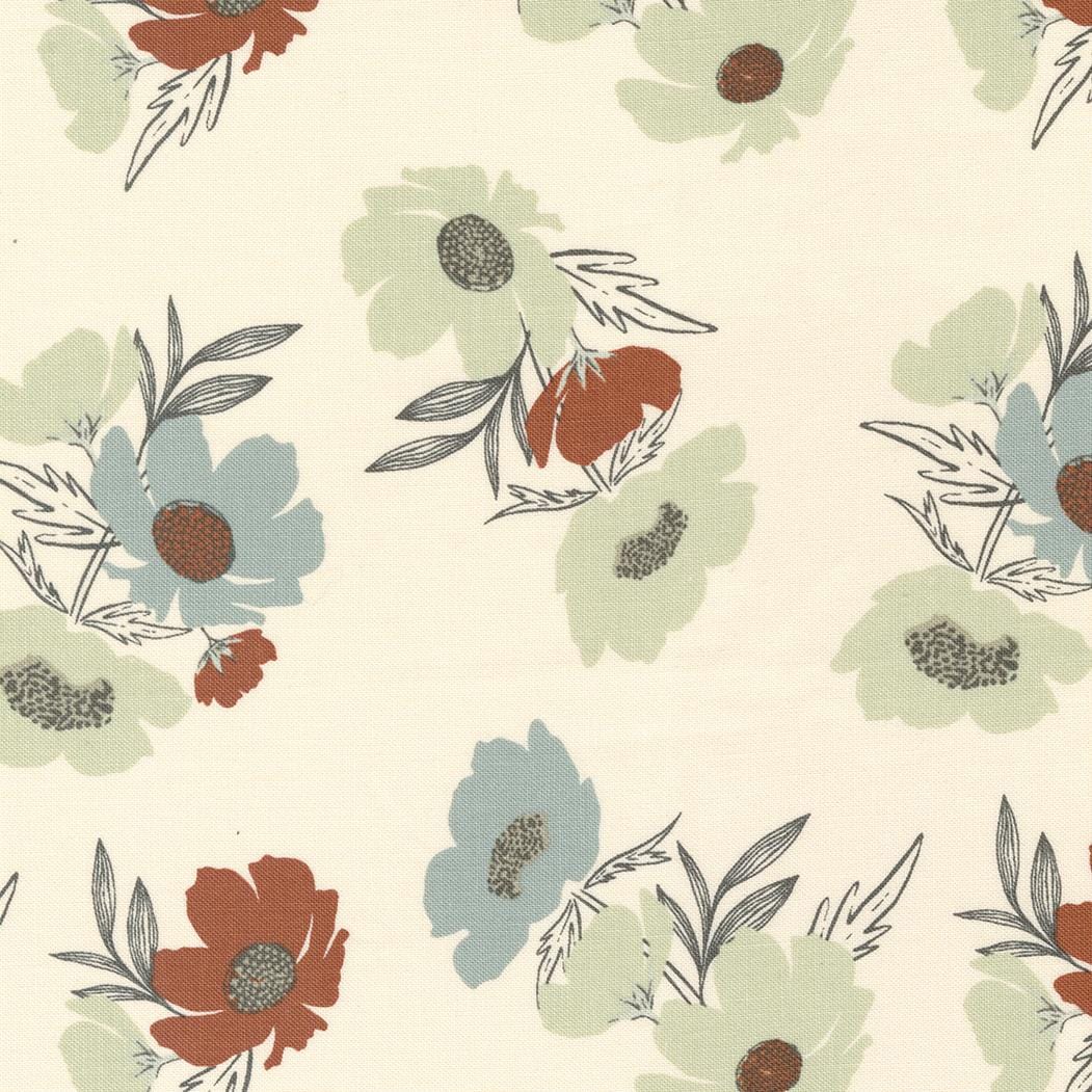 Woodland and Wildflowers - Bold Bloom Cream 45582-11
