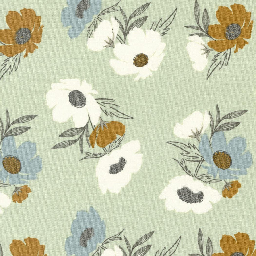 Woodland and Wildflowers - Bold Bloom Pale Mint 45582-20