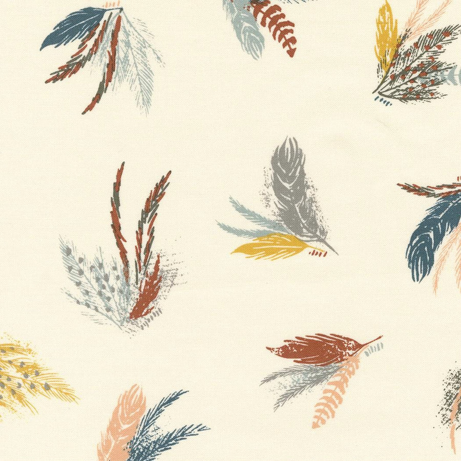 Woodland and Wildflowers - Feathers Cream 45581-11