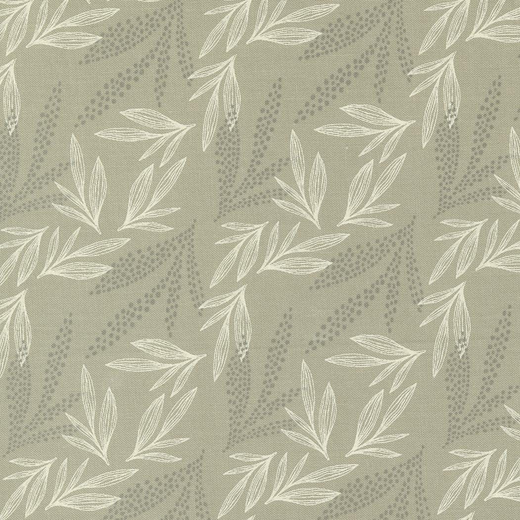 Woodland and Wildflowers - Leaves Taupe 45584-13