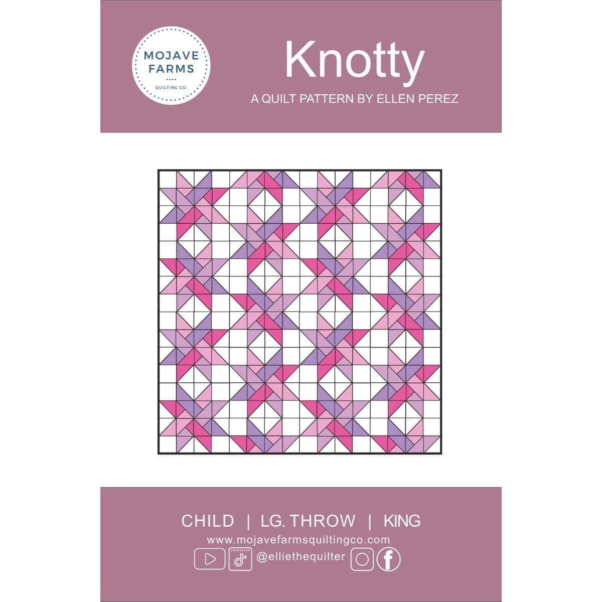 Knotty Quilt Pattern KNOTTY-PAT