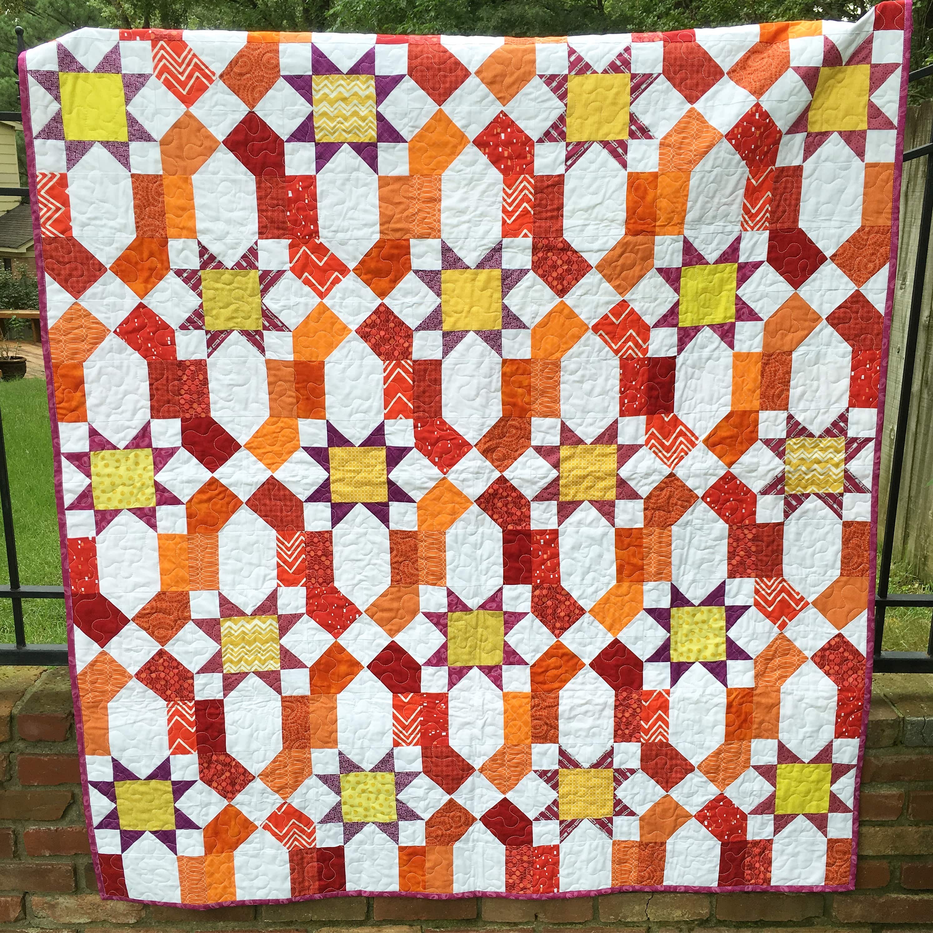Precut! Starfire Quilt Kit - 72" x 88" STARFIRE-LAQK