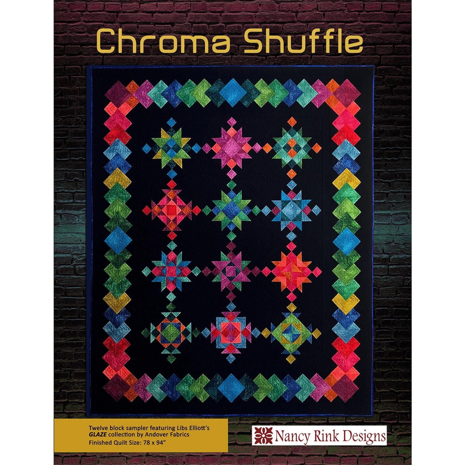 Quilt Patter - Chroma Shuffle NRDCSSAMP