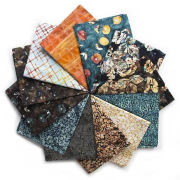 Banyan Batiks - Flower Petals - Fat Quarter Bundle FQPETAL12-35